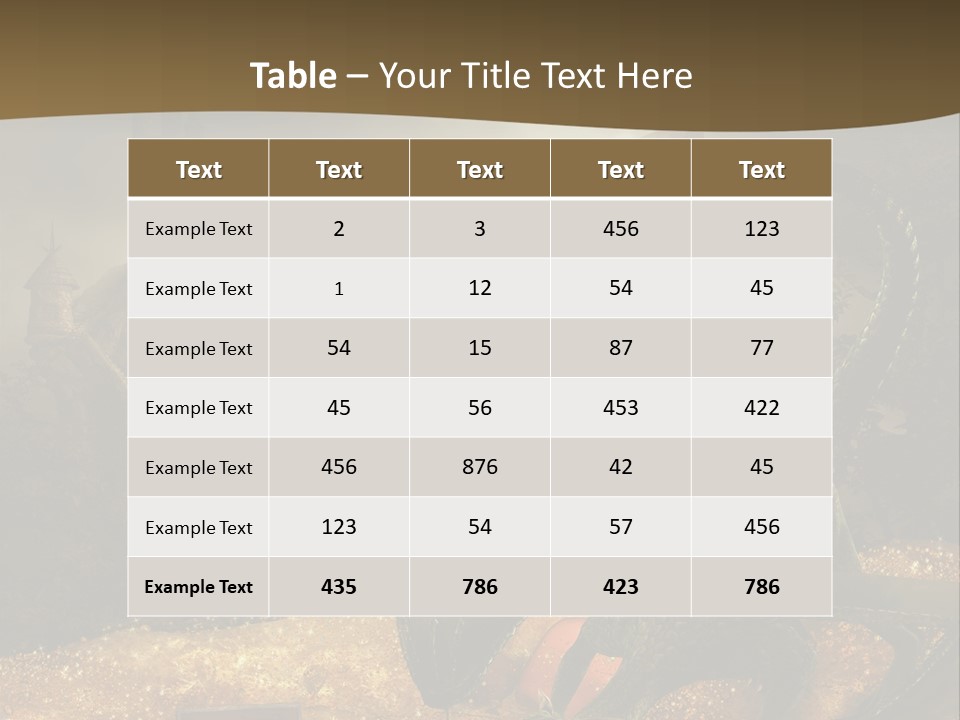 Ska Skarb Kufer PowerPoint Template