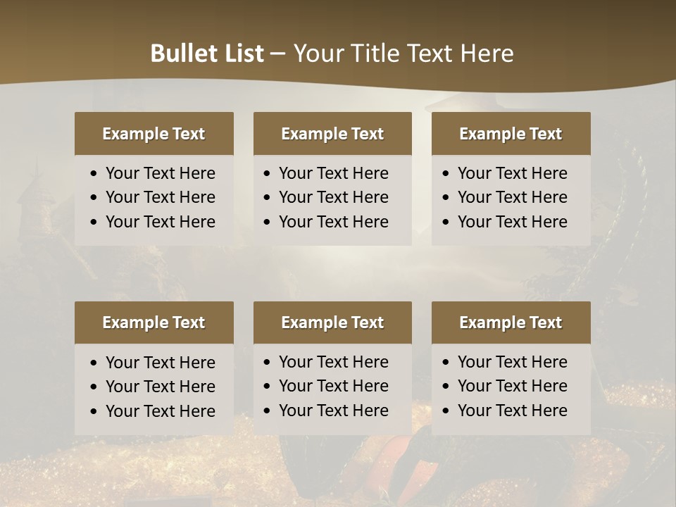 Ska Skarb Kufer PowerPoint Template