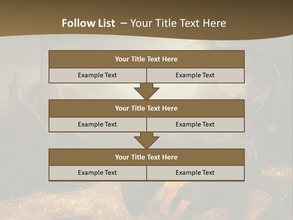 Ska Skarb Kufer PowerPoint Template