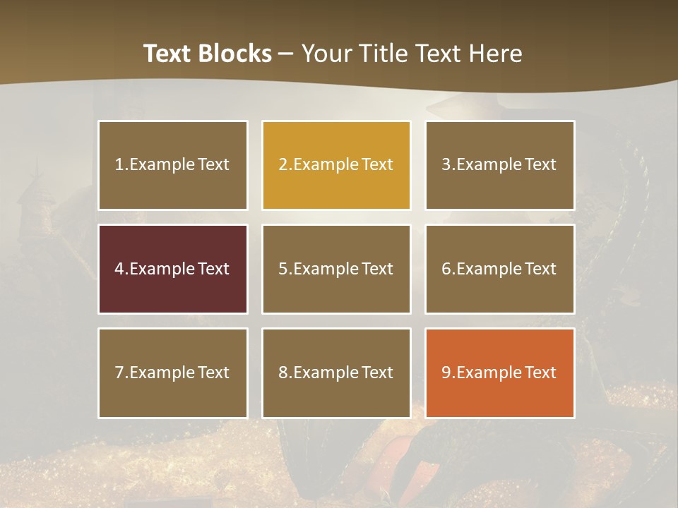 Ska Skarb Kufer PowerPoint Template