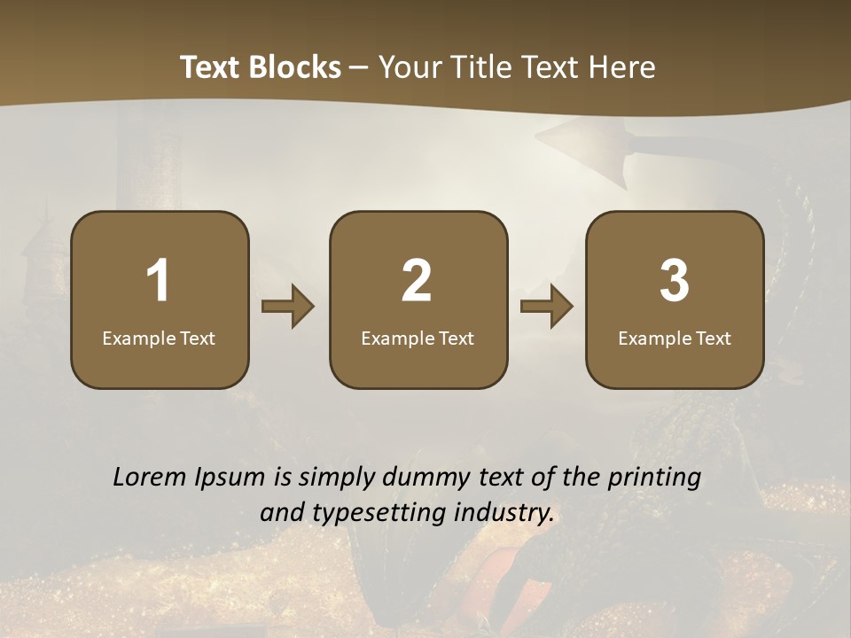 Ska Skarb Kufer PowerPoint Template