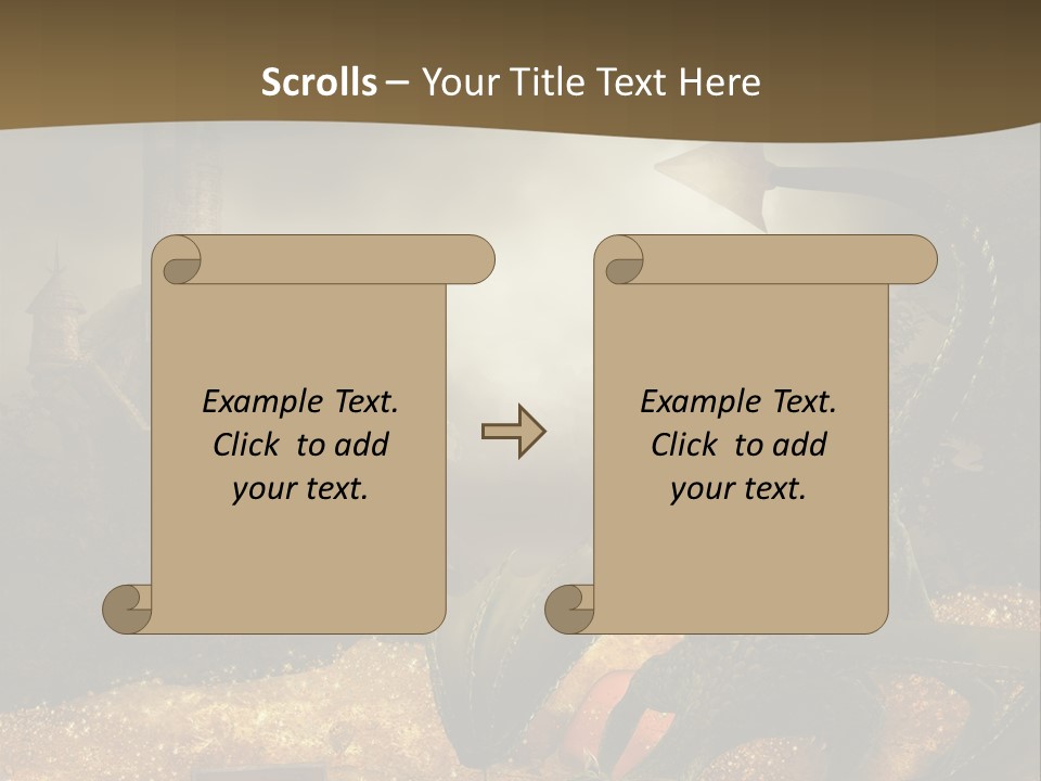 Ska Skarb Kufer PowerPoint Template