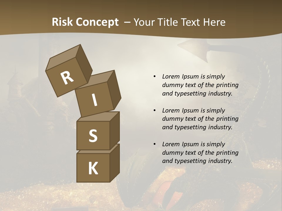 Ska Skarb Kufer PowerPoint Template