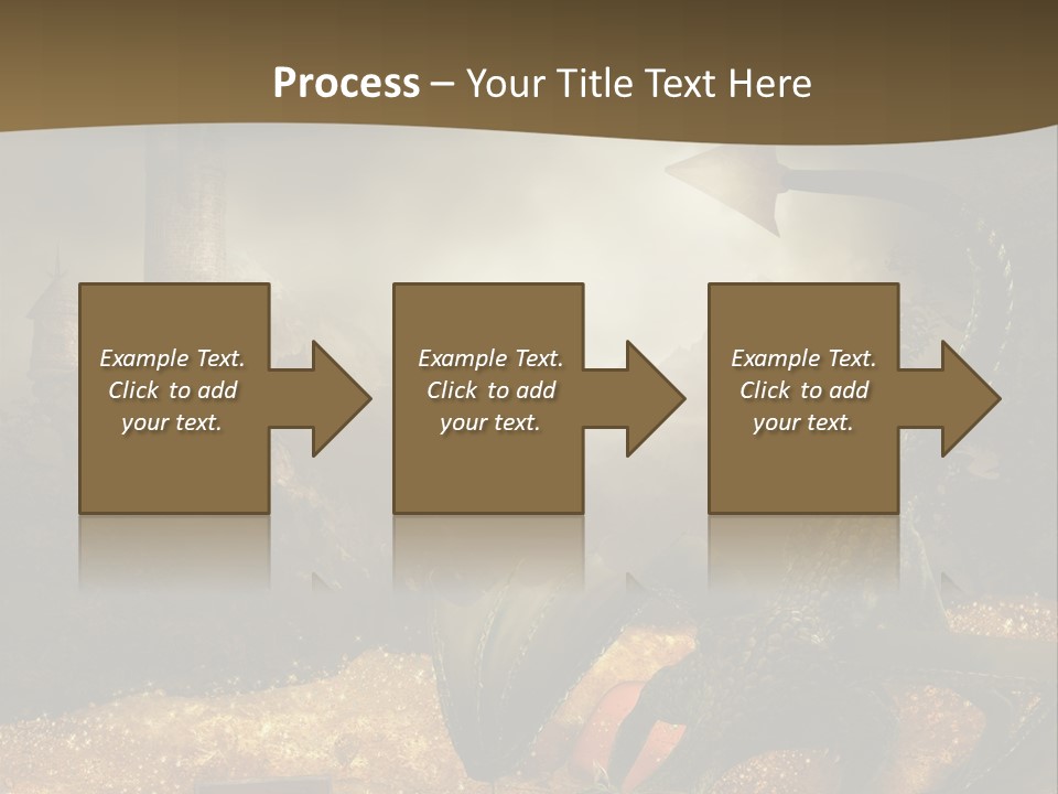 Ska Skarb Kufer PowerPoint Template