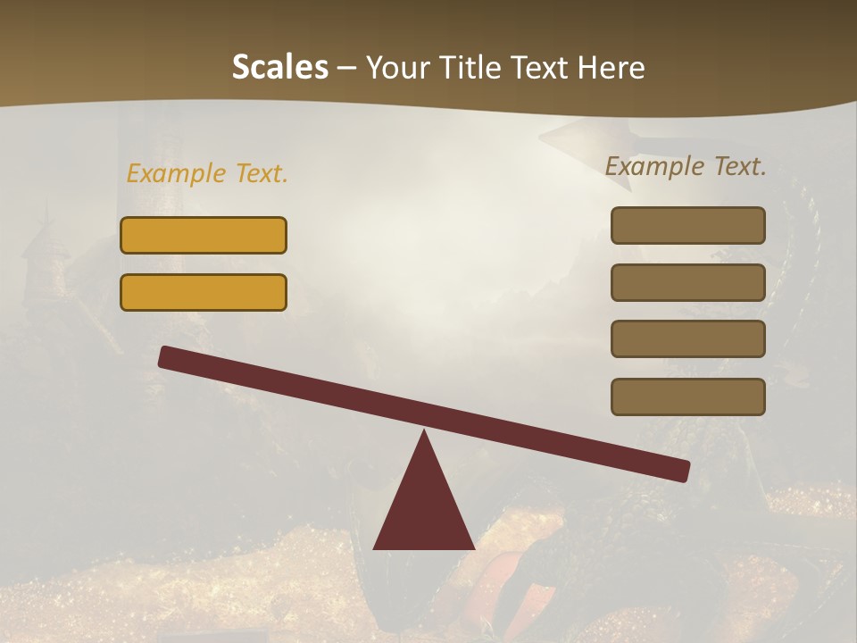 Ska Skarb Kufer PowerPoint Template