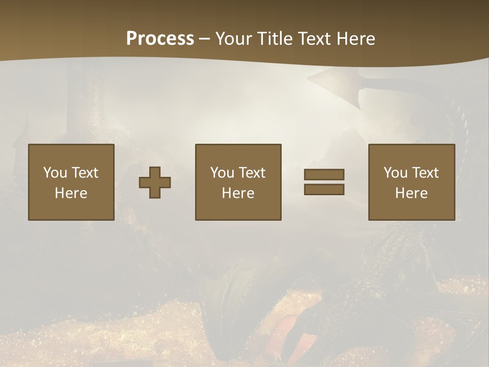 Ska Skarb Kufer PowerPoint Template