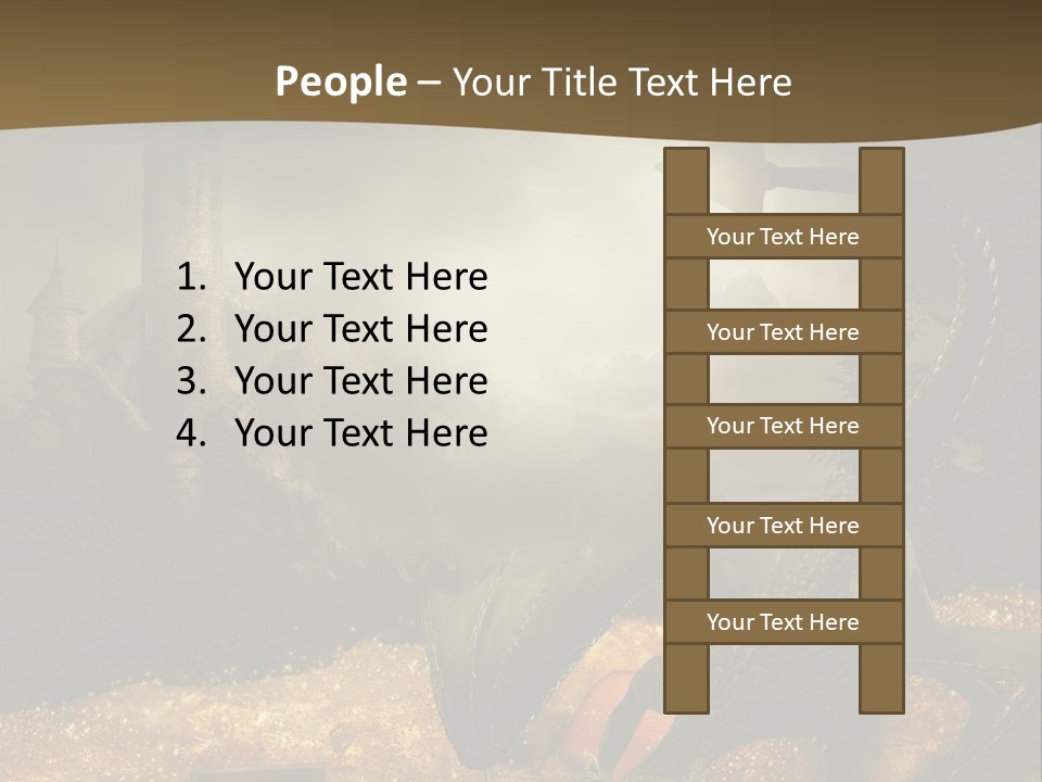 Ska Skarb Kufer PowerPoint Template