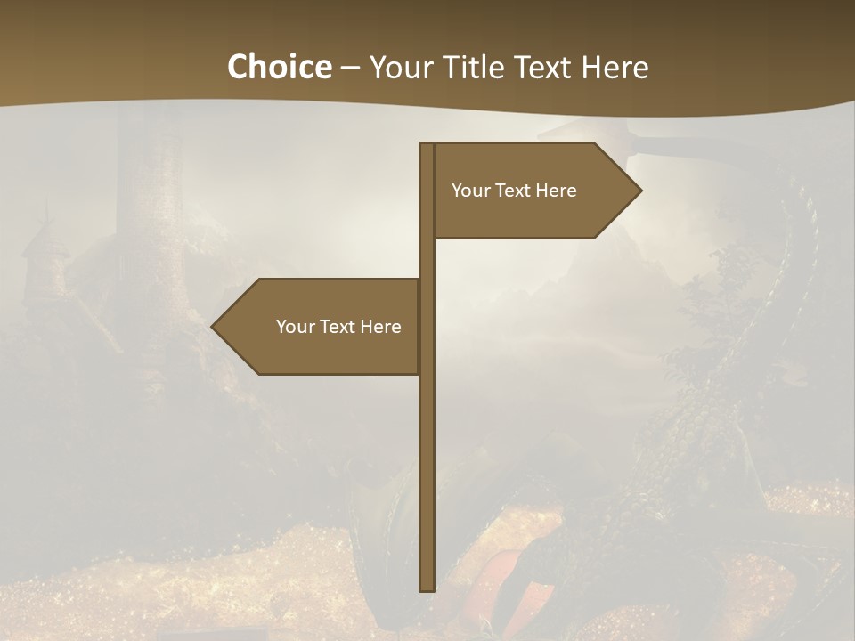 Ska Skarb Kufer PowerPoint Template