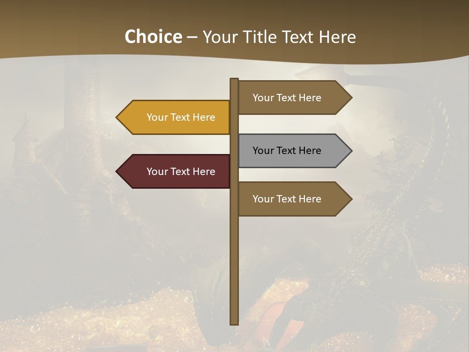 Ska Skarb Kufer PowerPoint Template