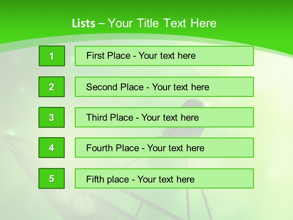 Astronomy Bubble Bright PowerPoint Template
