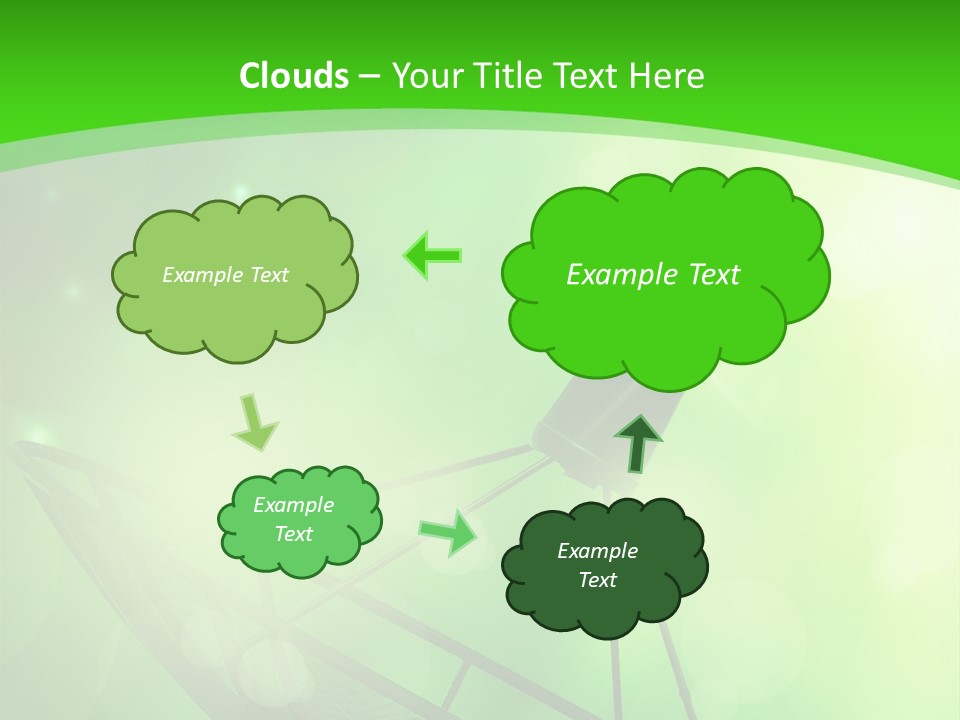 Astronomy Bubble Bright PowerPoint Template