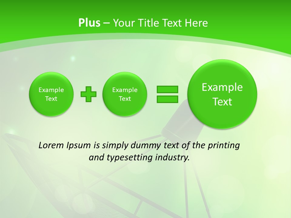 Astronomy Bubble Bright PowerPoint Template