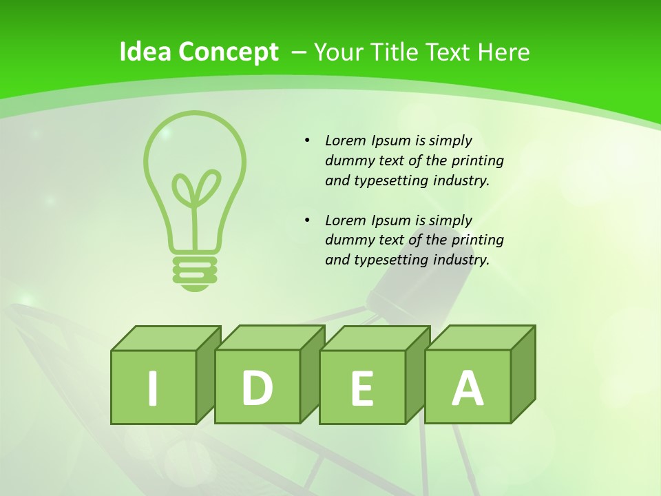 Astronomy Bubble Bright PowerPoint Template