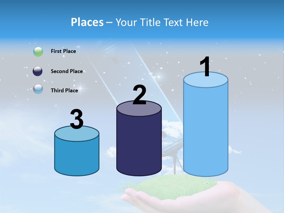 Grass Shining Internet PowerPoint Template