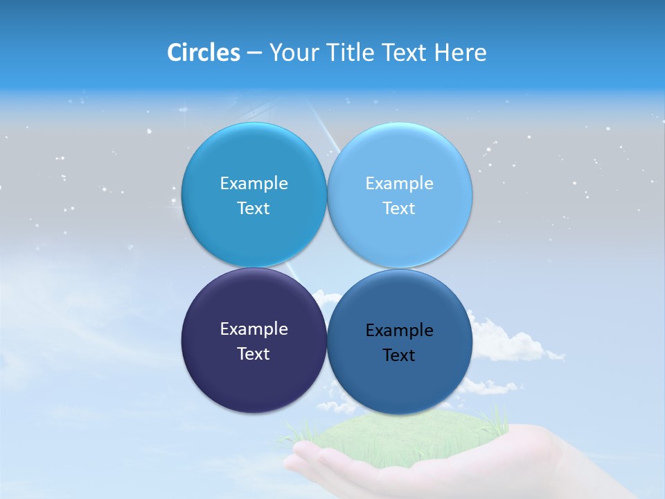 Grass Shining Internet PowerPoint Template