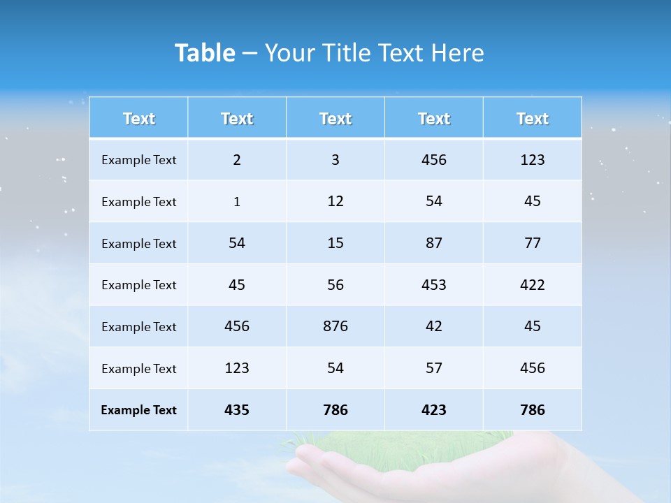 Grass Shining Internet PowerPoint Template