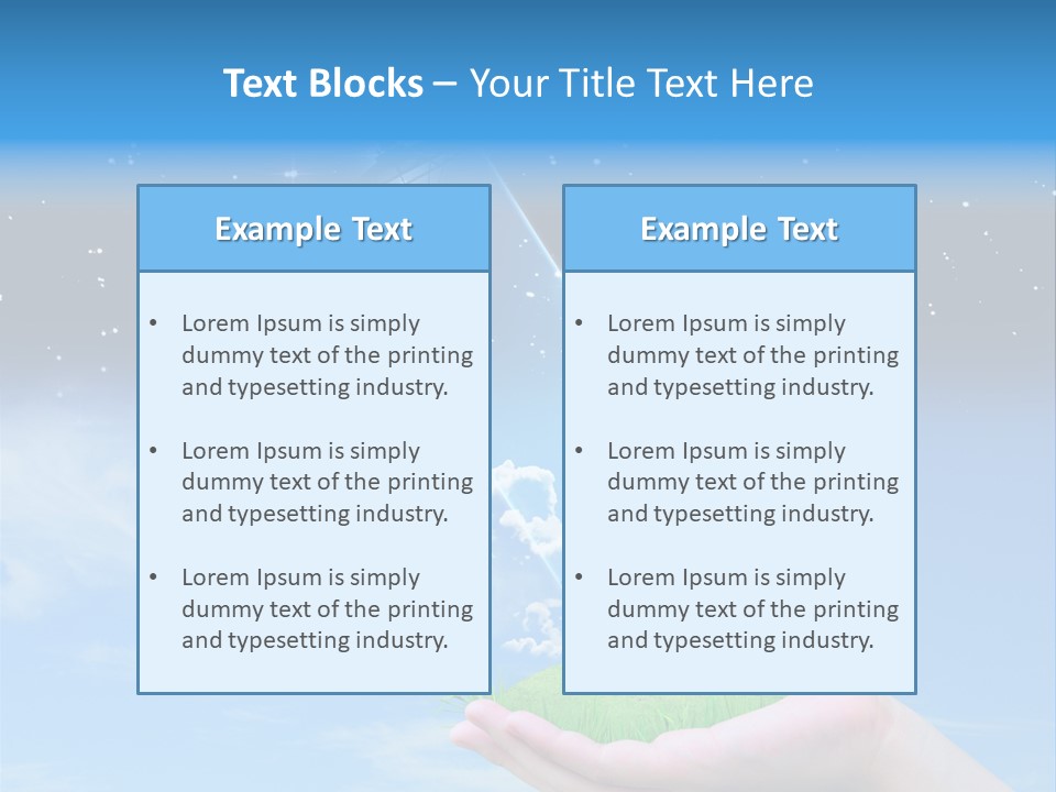 Grass Shining Internet PowerPoint Template