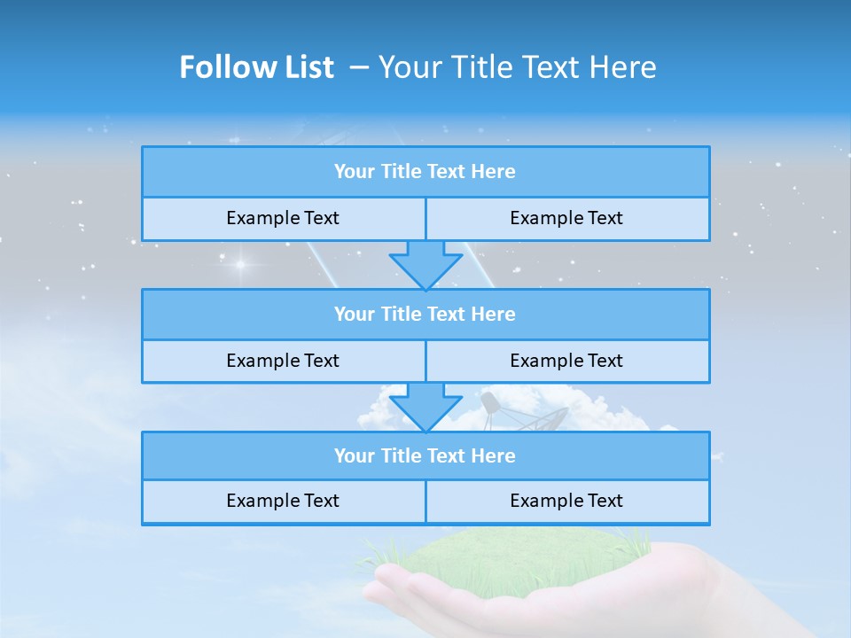 Grass Shining Internet PowerPoint Template