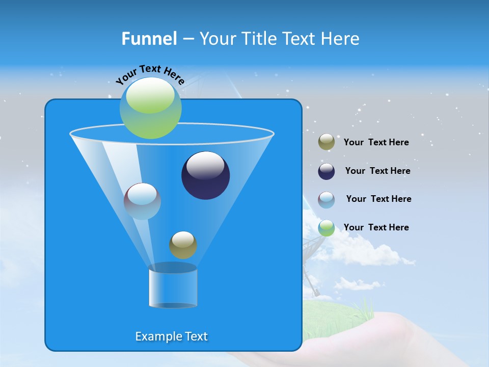 Grass Shining Internet PowerPoint Template