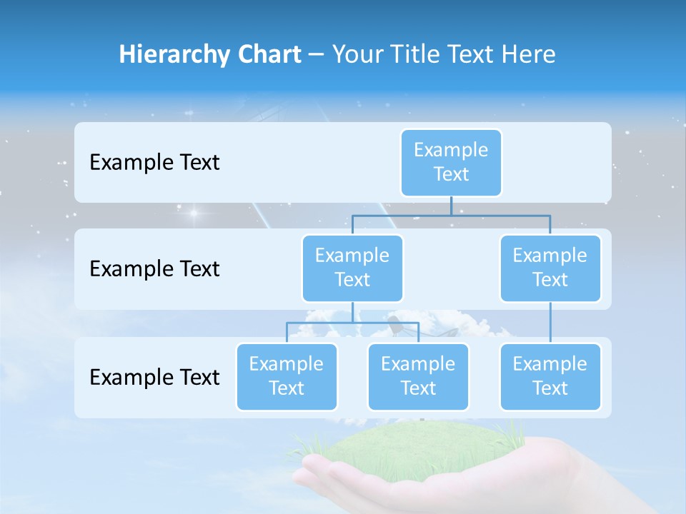 Grass Shining Internet PowerPoint Template