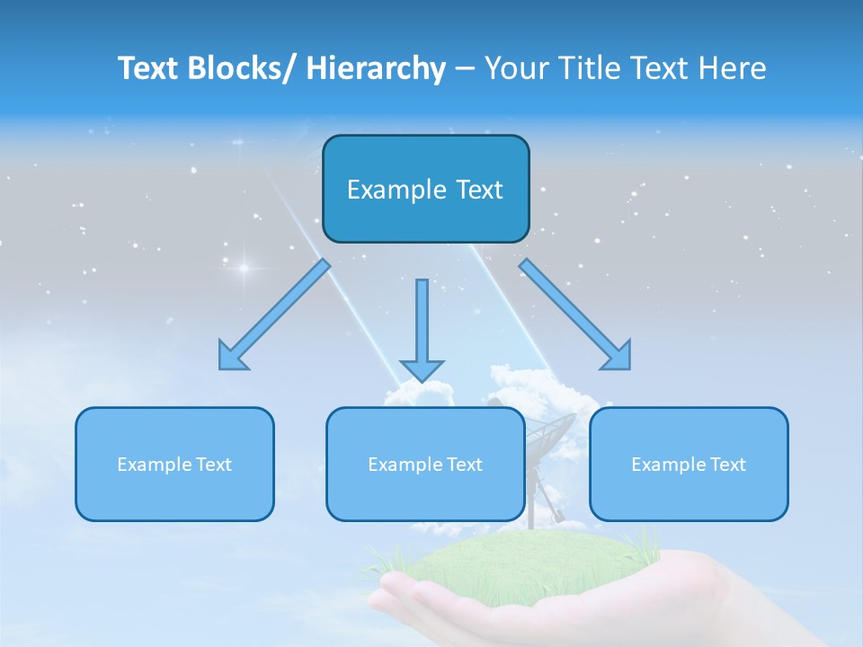 Grass Shining Internet PowerPoint Template