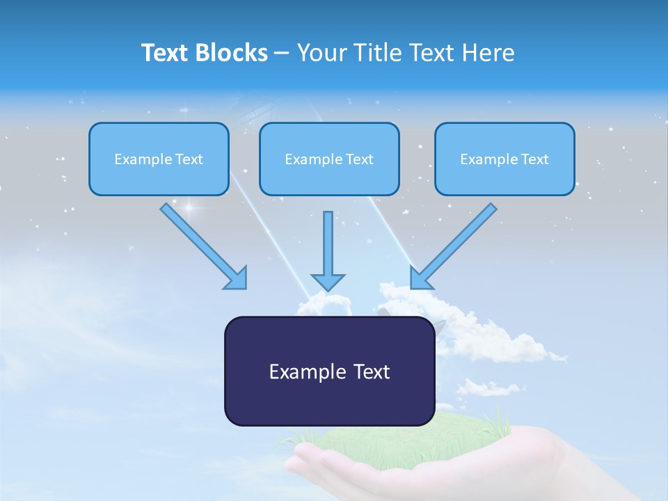 Grass Shining Internet PowerPoint Template