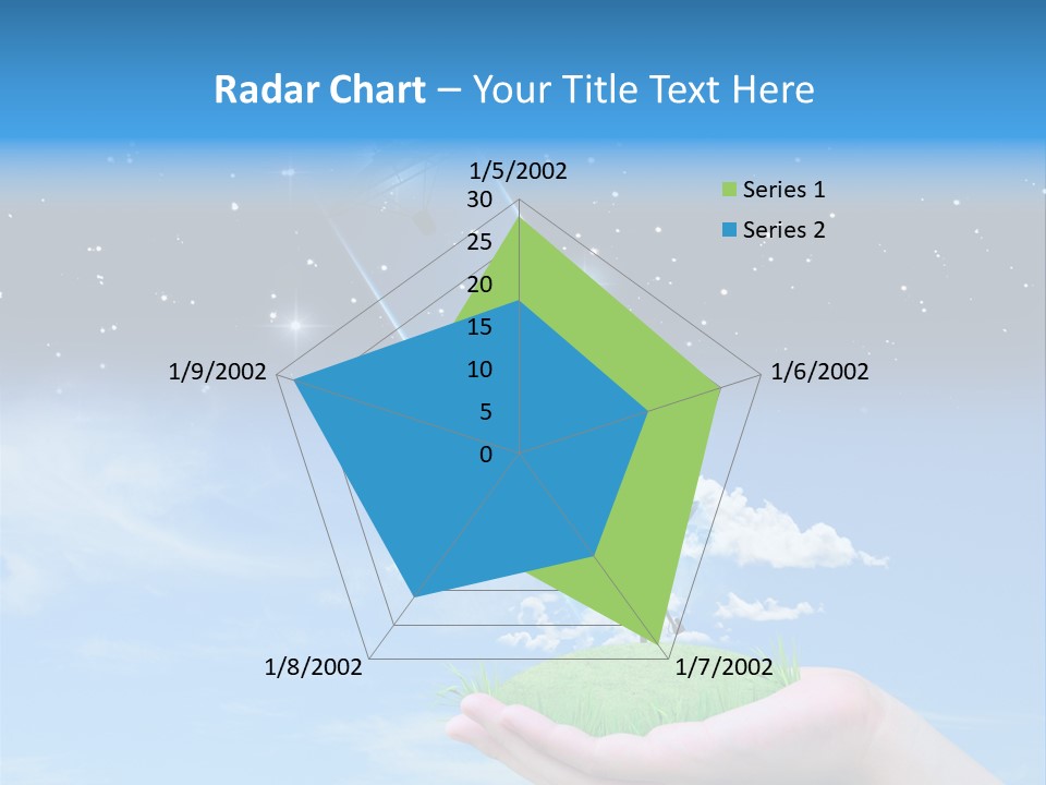 Grass Shining Internet PowerPoint Template