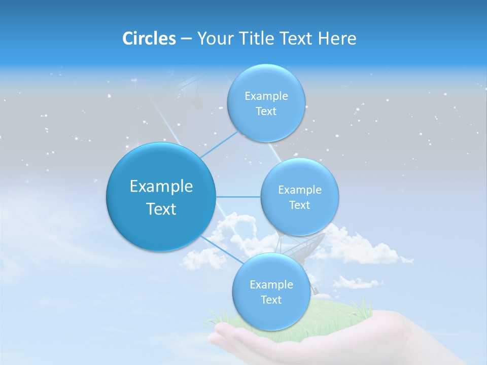 Grass Shining Internet PowerPoint Template