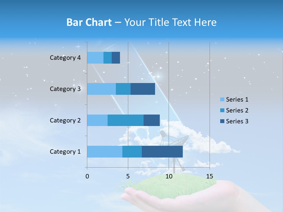 Grass Shining Internet PowerPoint Template