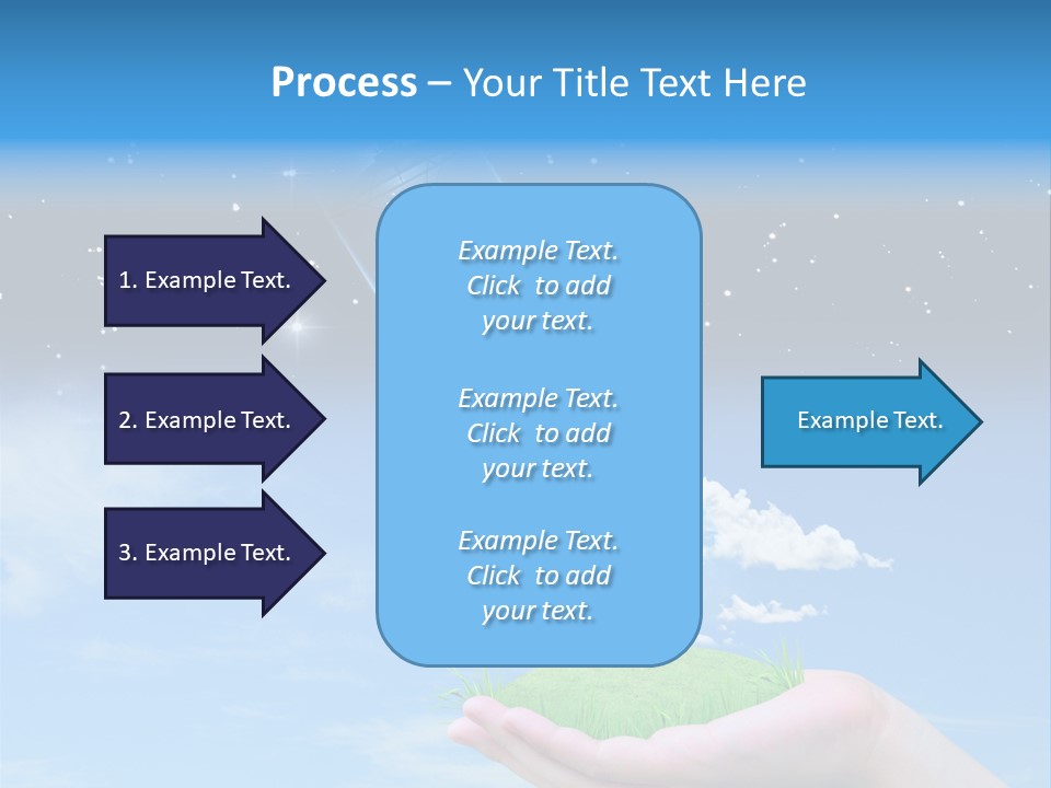 Grass Shining Internet PowerPoint Template
