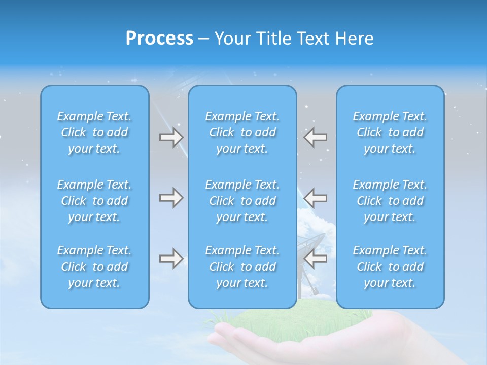 Grass Shining Internet PowerPoint Template