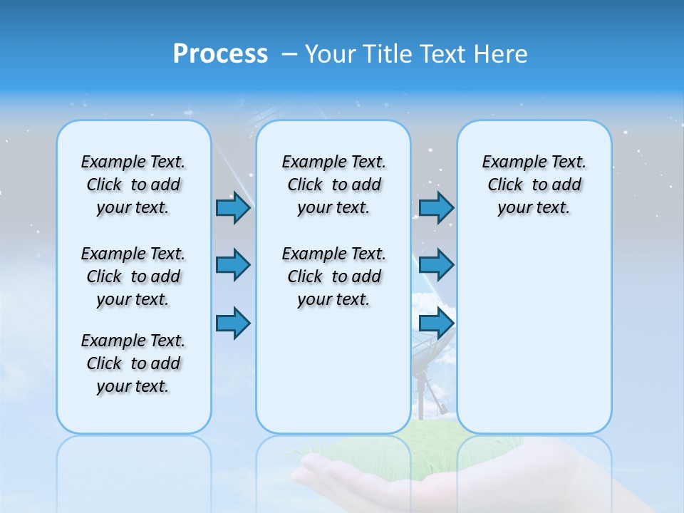 Grass Shining Internet PowerPoint Template