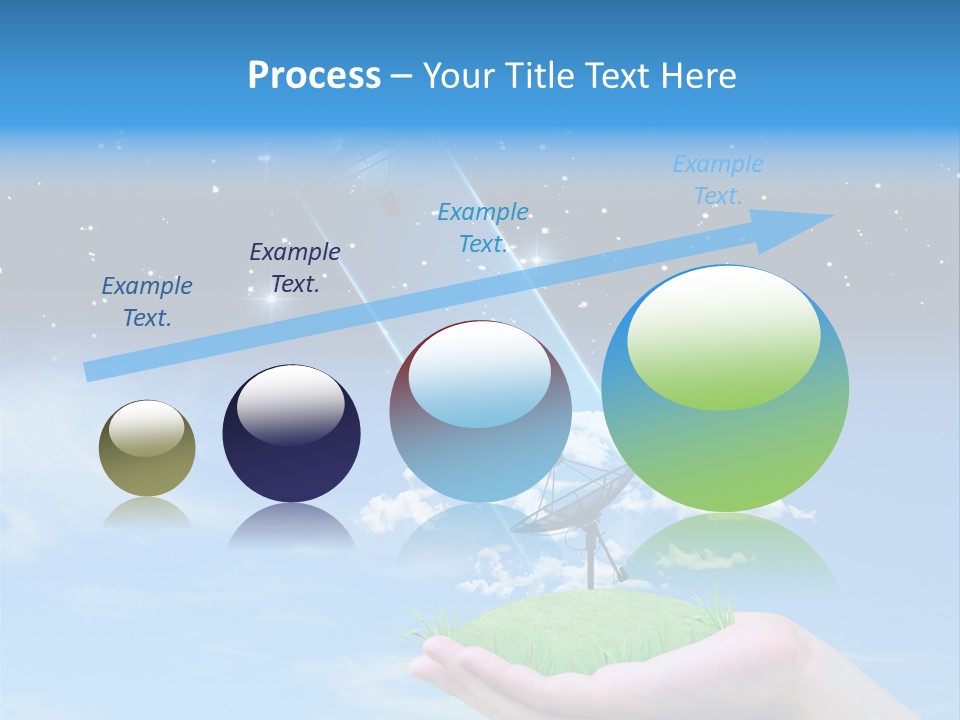 Grass Shining Internet PowerPoint Template