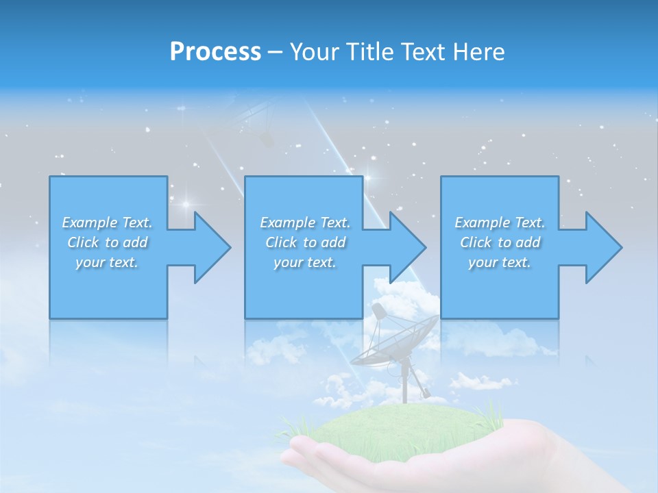 Grass Shining Internet PowerPoint Template