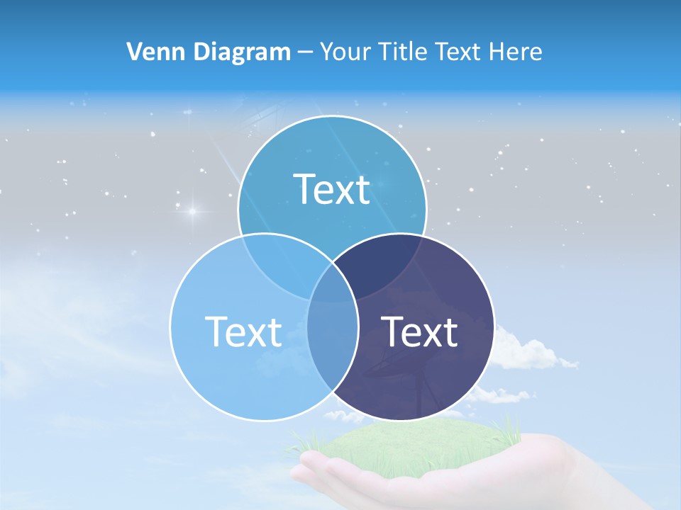Grass Shining Internet PowerPoint Template