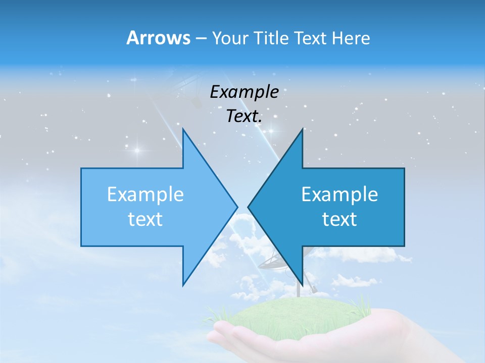 Grass Shining Internet PowerPoint Template