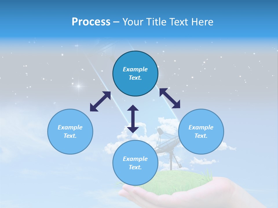 Grass Shining Internet PowerPoint Template