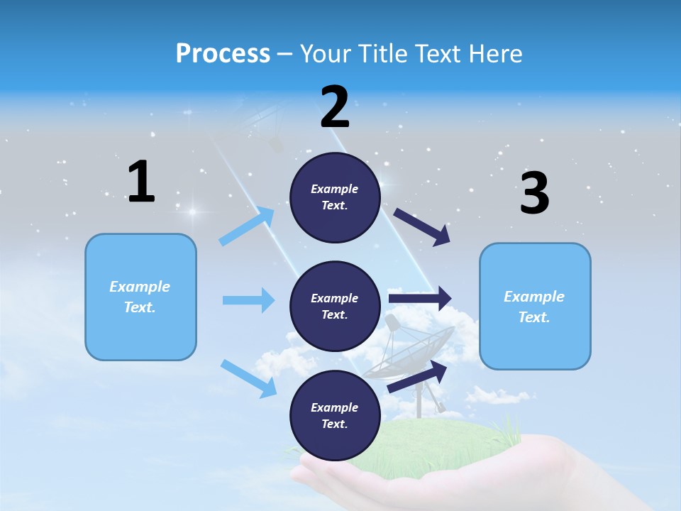 Grass Shining Internet PowerPoint Template