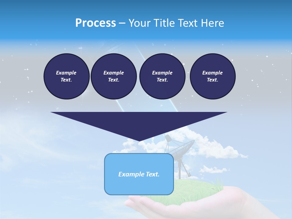 Grass Shining Internet PowerPoint Template