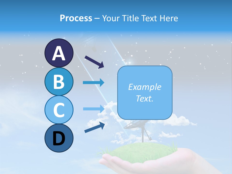 Grass Shining Internet PowerPoint Template