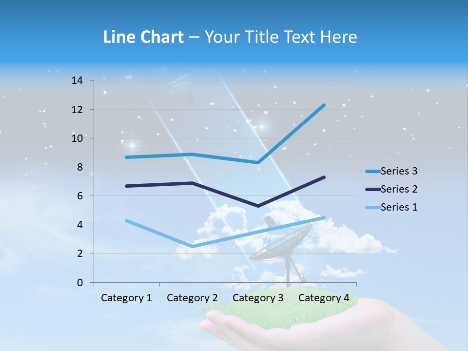 Grass Shining Internet PowerPoint Template