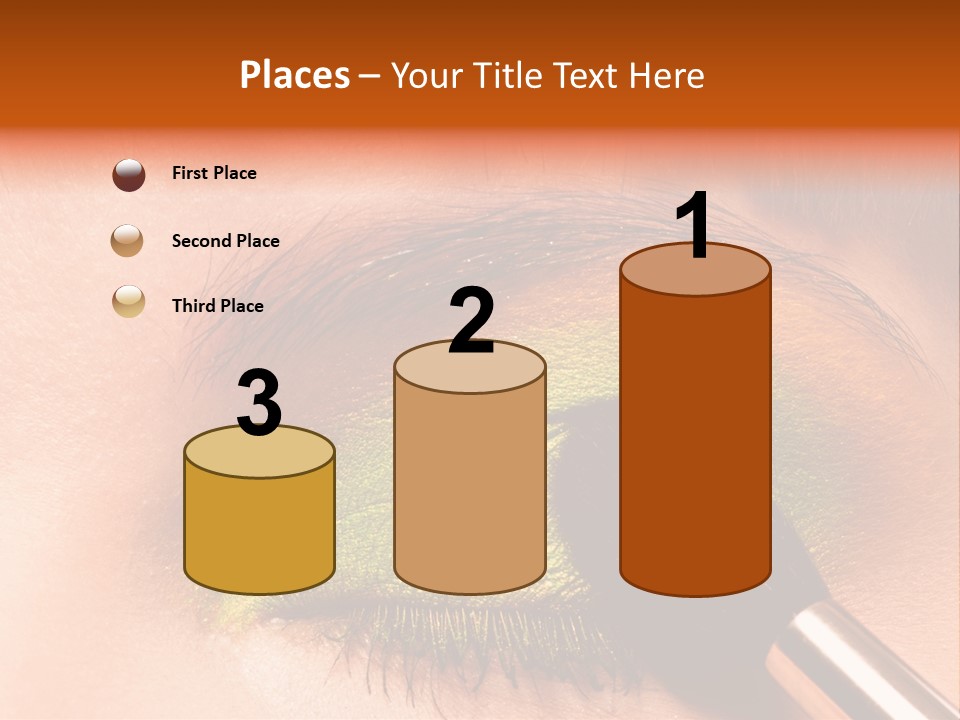 Makeup Accurate Lid PowerPoint Template