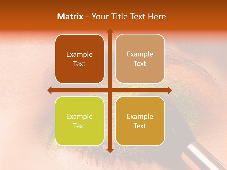 Makeup Accurate Lid PowerPoint Template