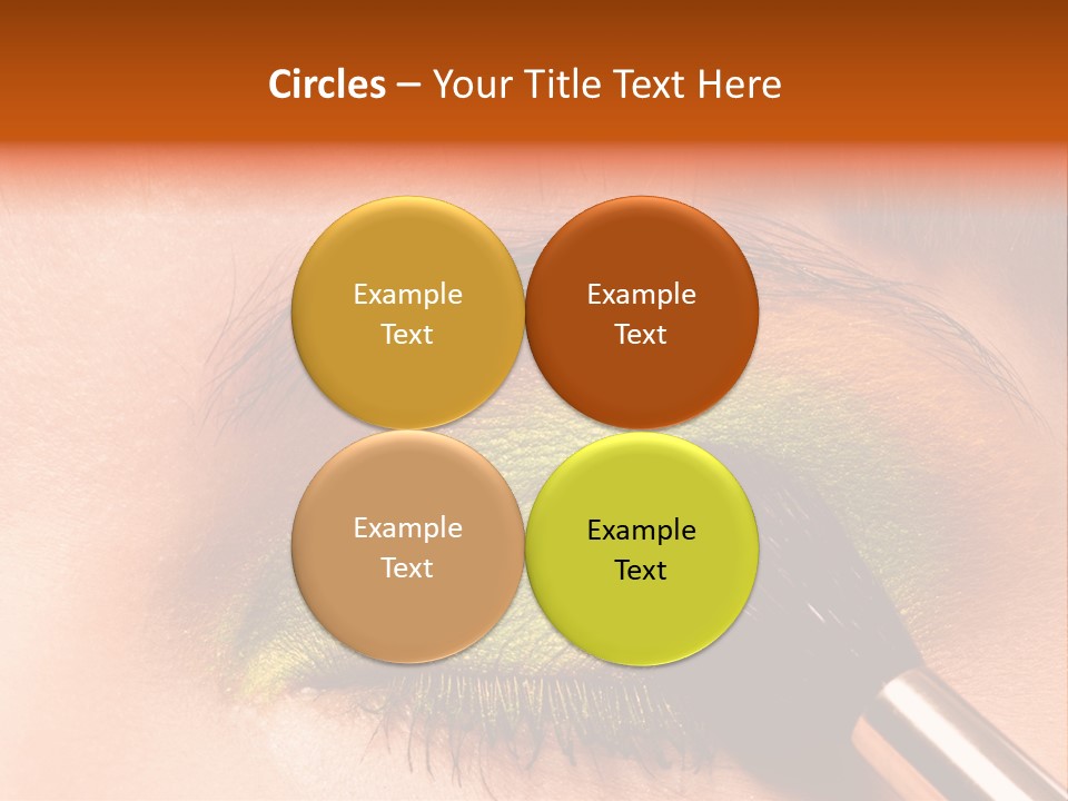 Makeup Accurate Lid PowerPoint Template