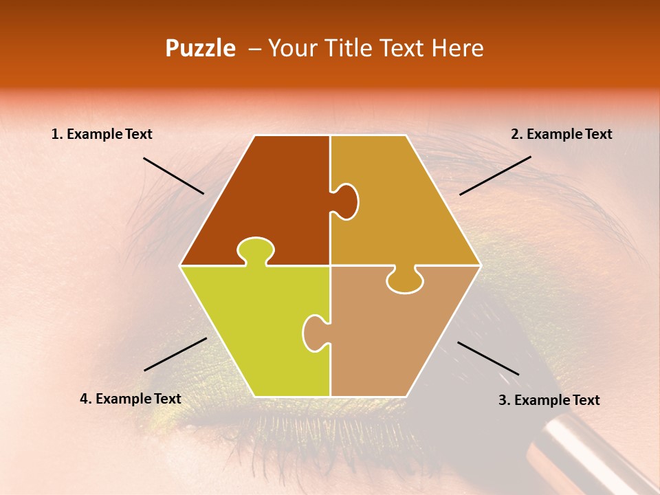 Makeup Accurate Lid PowerPoint Template