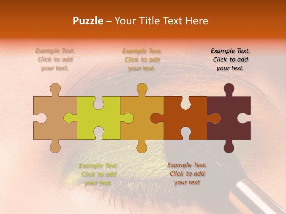 Makeup Accurate Lid PowerPoint Template