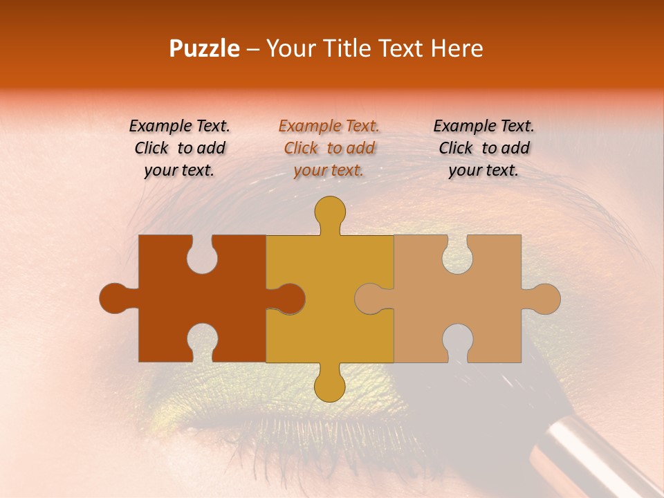 Makeup Accurate Lid PowerPoint Template