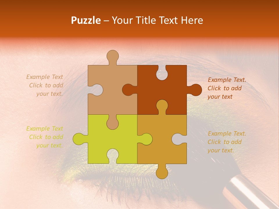 Makeup Accurate Lid PowerPoint Template