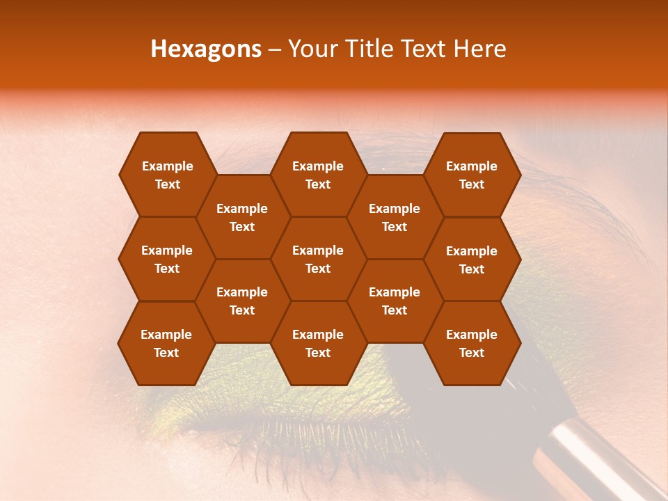 Makeup Accurate Lid PowerPoint Template