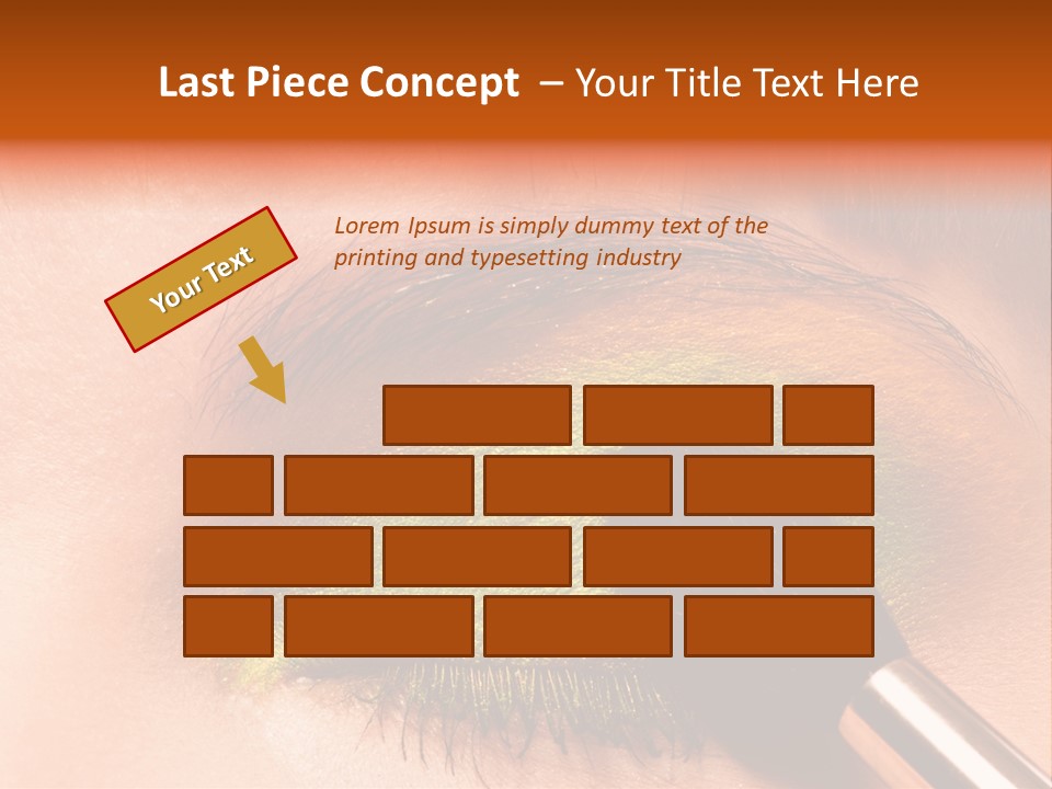 Makeup Accurate Lid PowerPoint Template